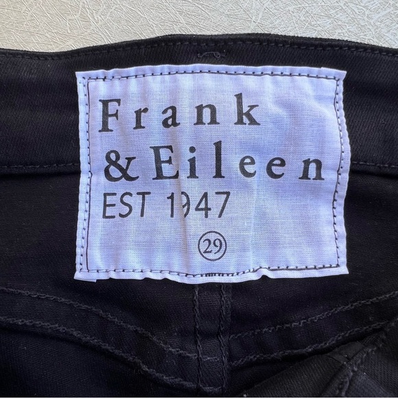 FRANK & EILEEN SLIGO SKINNY JEAN - JET BLACK Size 29 - Picture 8 of 10